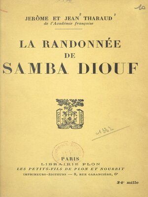 cover image of La randonnée de Samba Diouf
